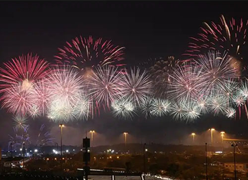 新川县焰火晚会